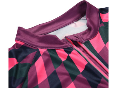 Women's performance cyclo T-shirt SAGENA neon knockout pink