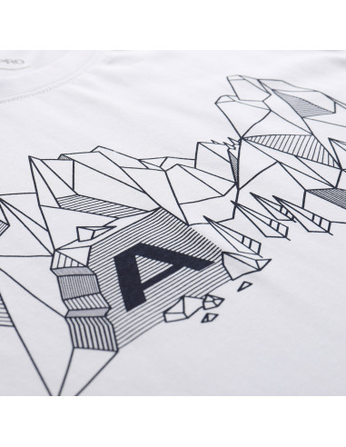 Men´s outdoor T-shirt LEFER white