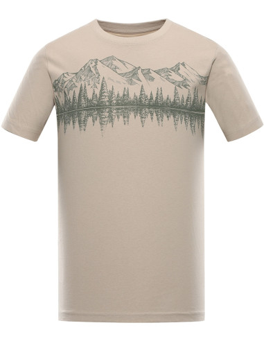 Men´s outdoor T-shirt LEFER white pepper