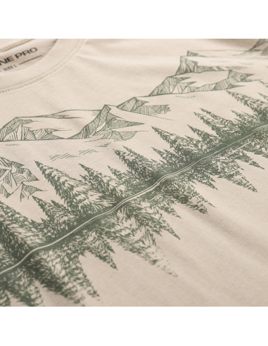 Men´s outdoor T-shirt LEFER white pepper