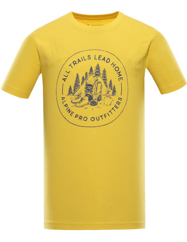 Men´s outdoor T-shirt LEFER sulphur