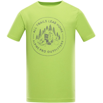 Men´s outdoor T-shirt LEFER lime green