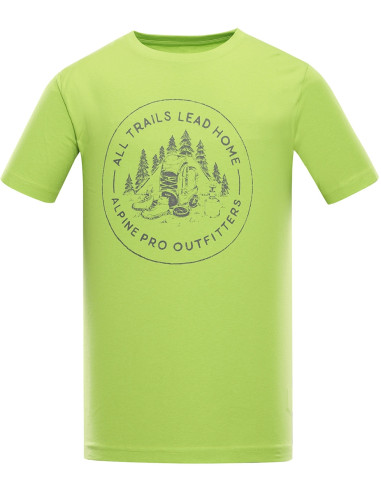 Men´s outdoor T-shirt LEFER lime green