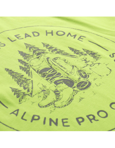 Men´s outdoor T-shirt LEFER lime green