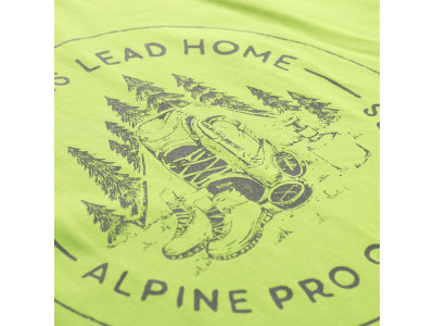 Men´s outdoor T-shirt LEFER lime green