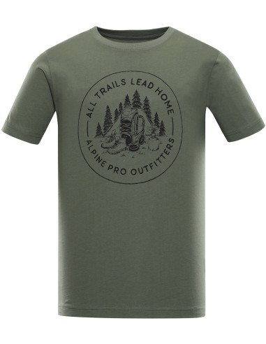 Men´s outdoor T-shirt LEFER olivine