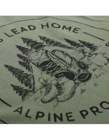 Men´s outdoor T-shirt LEFER olivine