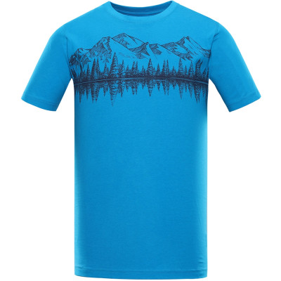 Men´s outdoor T-shirt LEFER neon atomic blue