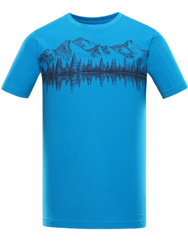 Men´s outdoor T-shirt LEFER neon atomic blue