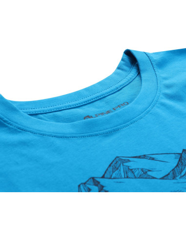 Men´s outdoor T-shirt LEFER neon atomic blue