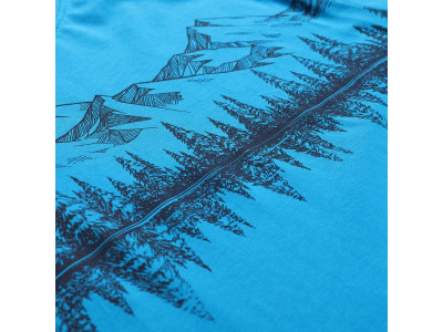 Men´s outdoor T-shirt LEFER neon atomic blue