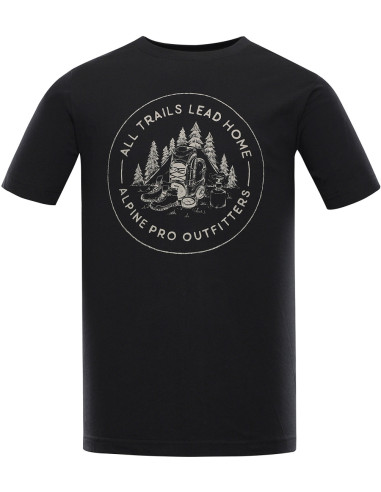 Men´s outdoor T-shirt LEFER black