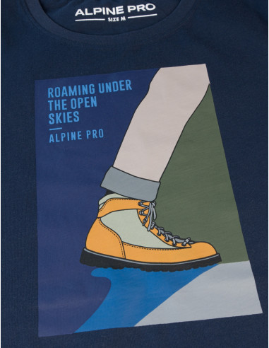 Men´s casual T-shirt KADES mood indigo