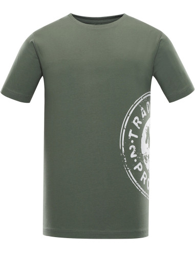 Men´s casual T-shirt QADAS olivine