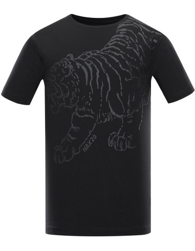 Men´s casual T-shirt QADAS black