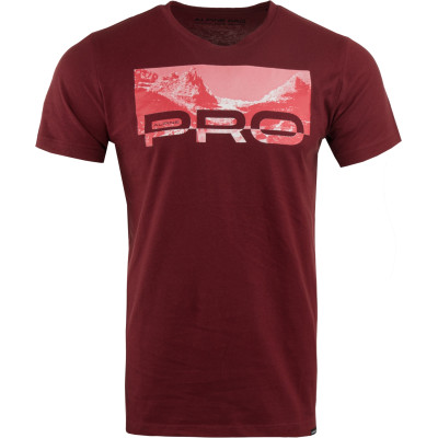 Men´s casual T-shirt GETER pomegranate