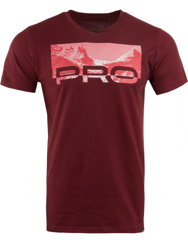 Men´s casual T-shirt GETER pomegranate