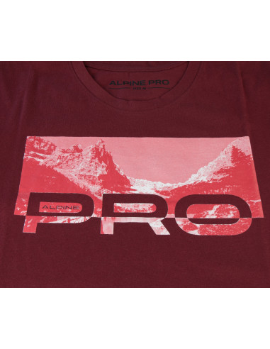 Men´s casual T-shirt GETER pomegranate