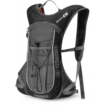 Mugursoma BIKER 6L melns/tumši pelēks