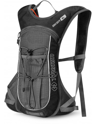 backpack BIKER 6L black/dark grey