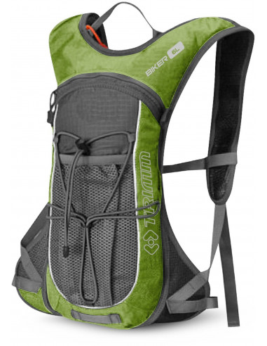 backpack BIKER 6L green/dark grey