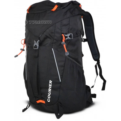 Mugursoma COURIER 35L melns/oranžs