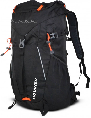 backpack COURIER 35L Black/Orange