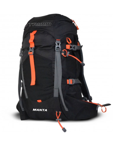 Mugursoma MANTA 30L melns/oranžs