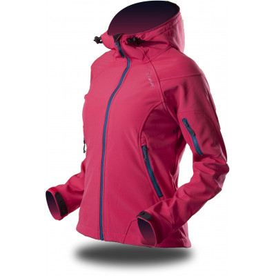 Sieviešu softshell jaka BRENDA rozā/tumši zils