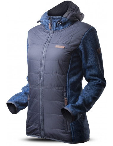 jacket FRONA grey/blue melange