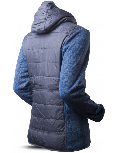 jacket FRONA grey/blue melange