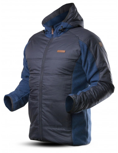 jacket FRONUS grey/blue melange