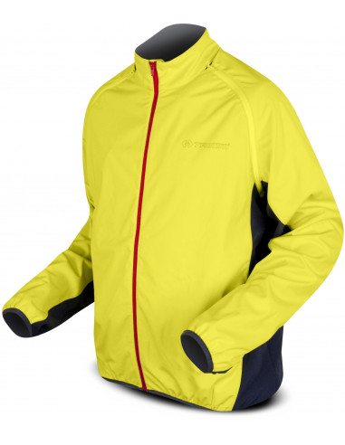 jacket SCALE lemon/grey/red