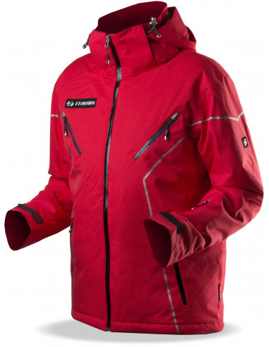 jacket STORM red/dark grey