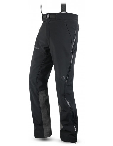 Vīriešu softshell slēpošanas bikses LOGIN melns