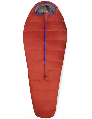 sleeping bag BATTLE brick/royal blue 