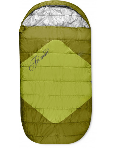 sleeping bag DIVAN kiwi green/green