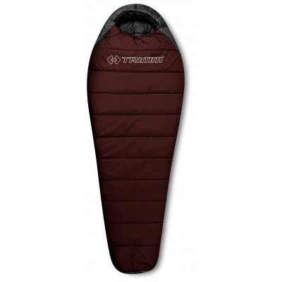 sleeping bag WALKER molten red/grey