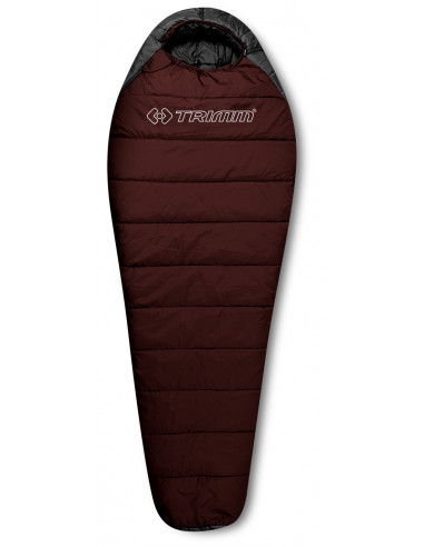 sleeping bag WALKER molten red/grey
