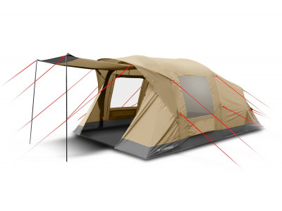 tent TEXAS sand/dark grey