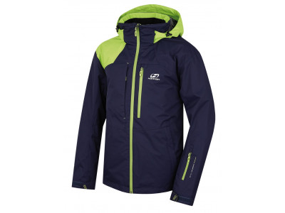 Men's jacket Ronel Peacoat/lime green