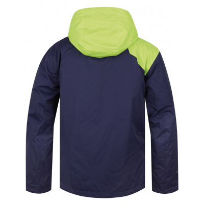 Men's jacket Ronel Peacoat/lime green 2