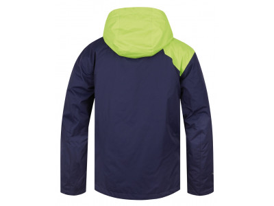 Men's jacket Ronel Peacoat/lime green