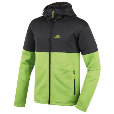 Men's sweatshirt Darko Anthracite/lime green