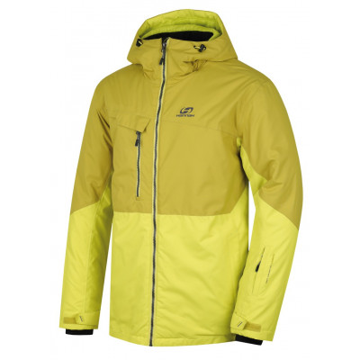 Men's skiing jacket SANFORD sulphur spring/citronelle