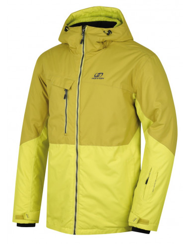 Men's skiing jacket SANFORD sulphur spring/citronelle