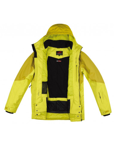 Men's skiing jacket SANFORD sulphur spring/citronelle