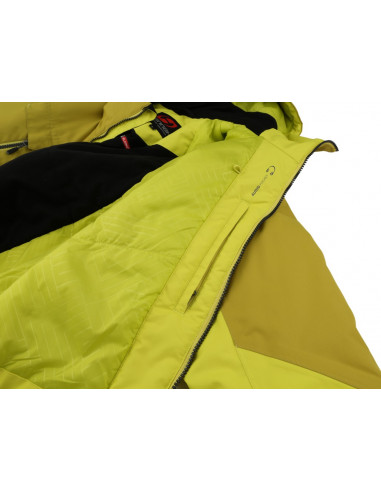 Men's skiing jacket SANFORD sulphur spring/citronelle