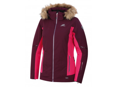 Ladies skiing jacket MARYAM grape wine/cabaret