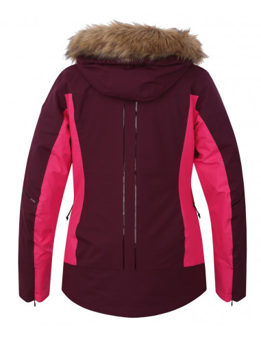 Ladies skiing jacket MARYAM grape wine/cabaret